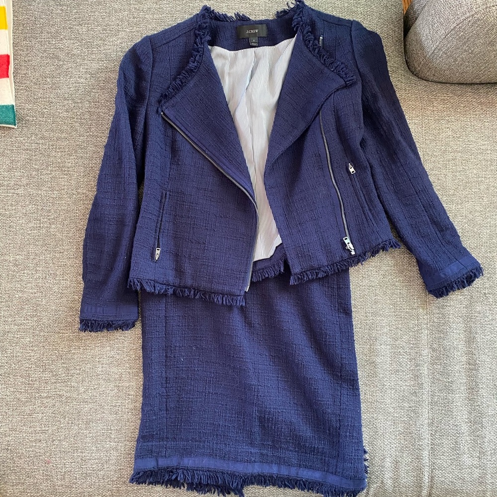 J. Crew Tweed Suit